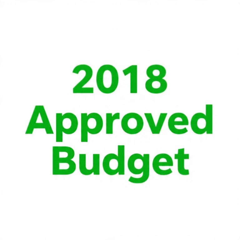 2018 APPROVED BUDGET ESTIMATES