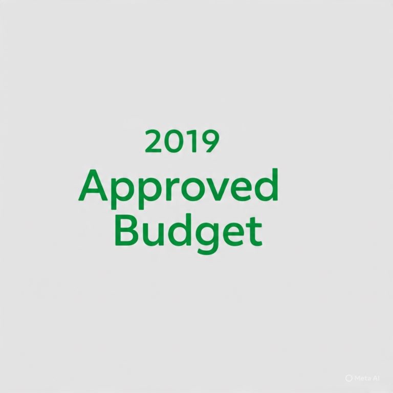 2019 APPROVED BUDGET ESTIMATES