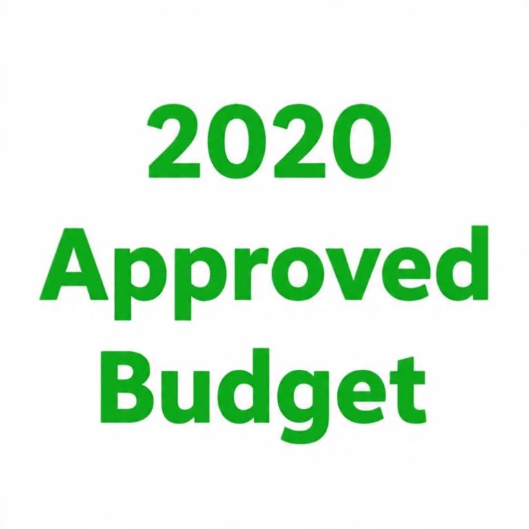 2020 APPROVED BUDGET ESTIMATES